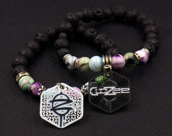 Six (6) Custom cloZee Charms (2 Sided) - Tag Charms - Kandi Charms - 3D Printed