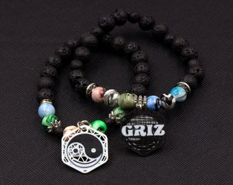 Six (6) Custom Griz Charms (2 Sided) - Tag Charms - Kandi Charms - 3D Printed