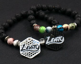 Six (6) Custom Levity Charms (2 Sided) - Tag Charms - Kandi Charms - 3D Printed