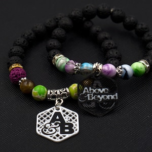 Six (6) Custom Above and Beyond Charms (2 Sided) - Tag Charms - Kandi Charms - 3D Printed