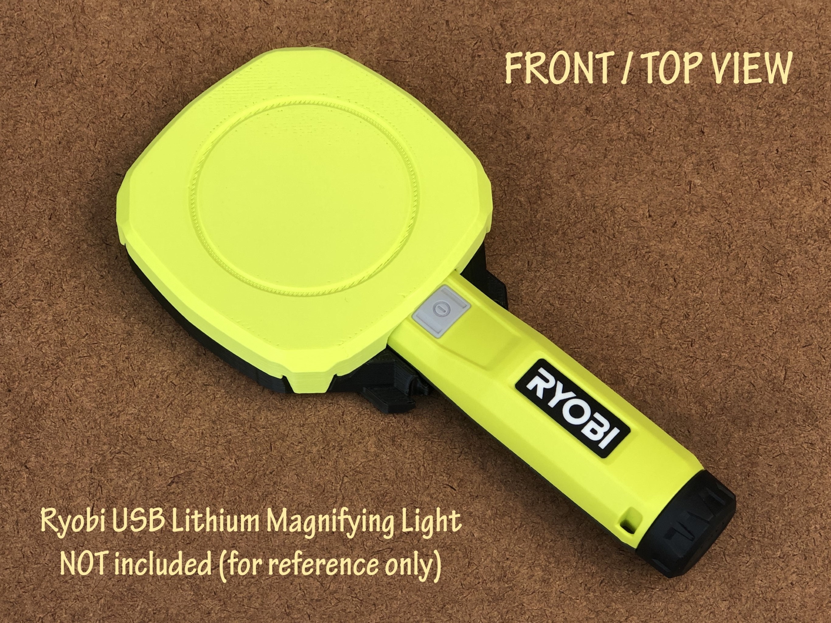 Cover for Ryobi 4V USB Lithium LED Magnifying Light 3D Printed