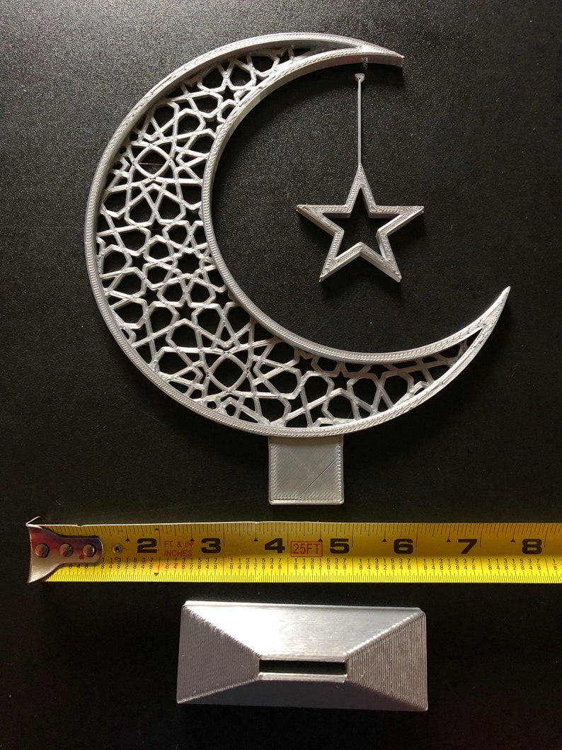 Crescent Moon and Star Eid and Ramadan Islamic Decoration - Etsy