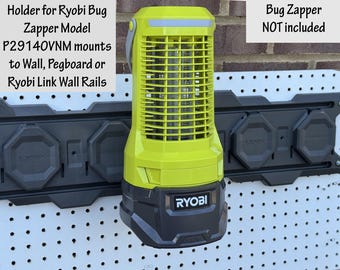 Holder for Ryobi Bug Zapper P29140VNM | Does NOT include Bug Zapper | Garage or Workshop Organization | PLEASE read description