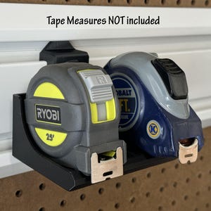 Double Tape Measure Holder for Gladiator GearWall or GearTrack | Does not include Tape Measures | Garage Shop or Mancave Organization