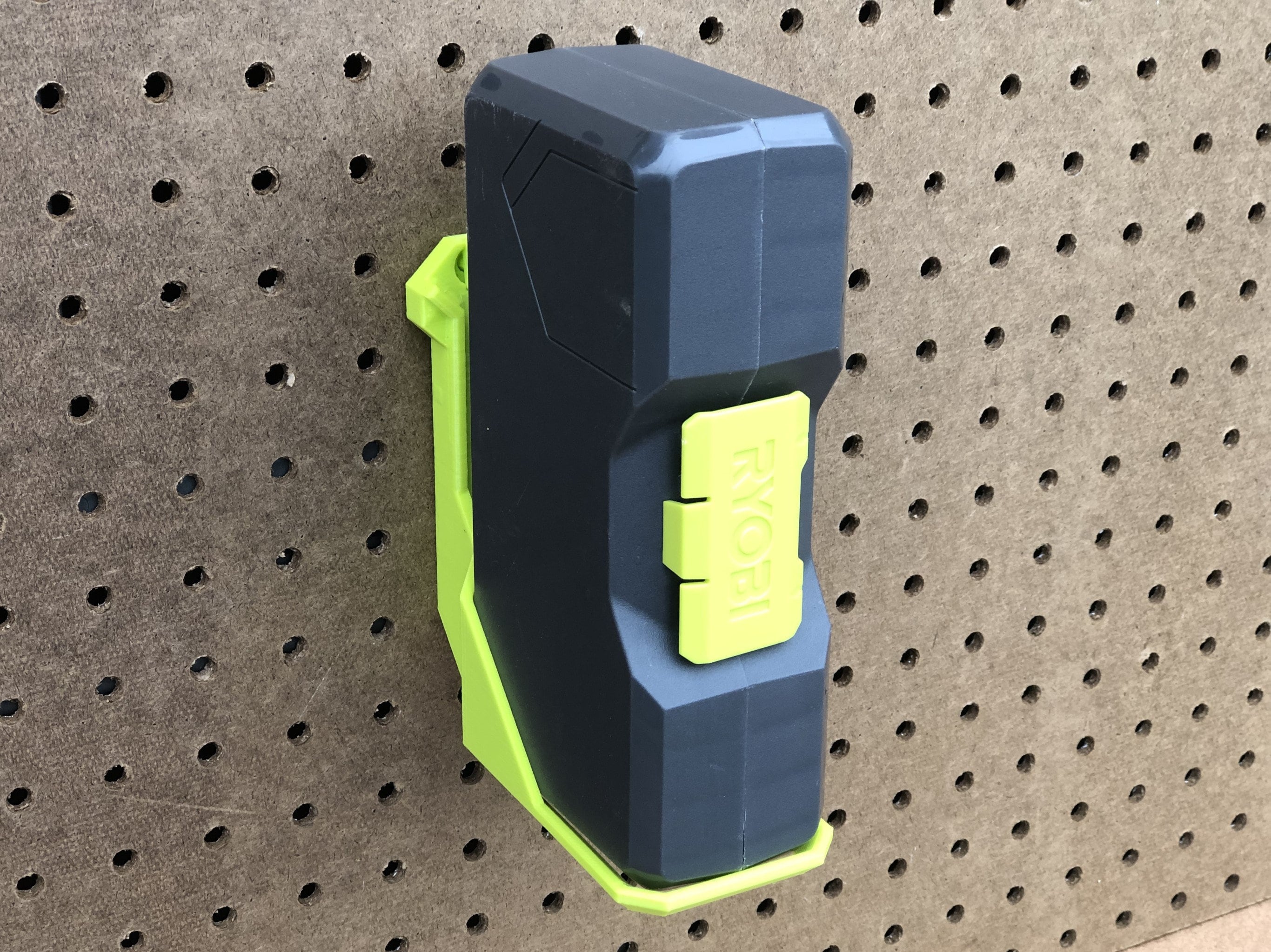 Bits or Socket Case Holder for Pegboard, Ryobi Link Wall Rails, or Wall.  Custom Designed 3D Printed Garage Organizer 