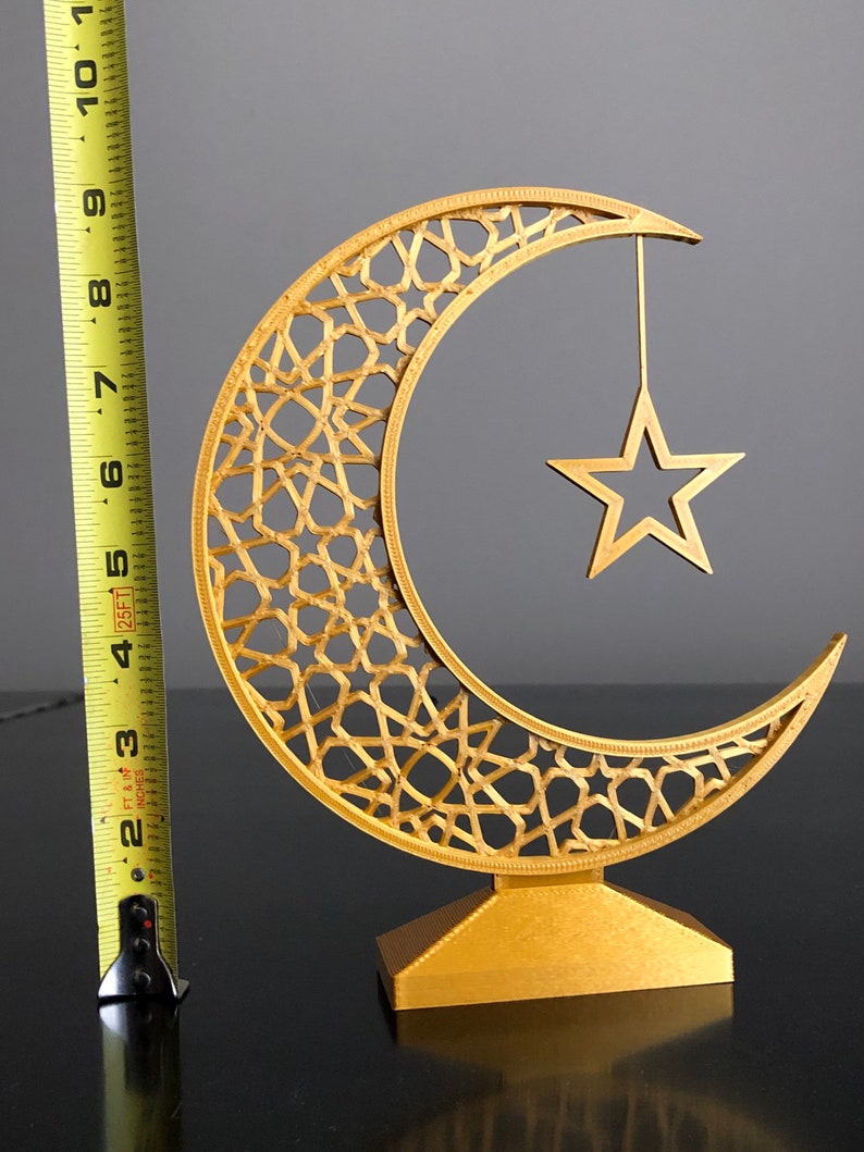 Crescent Moon and Star Eid and Ramadan Islamic Decoration - Etsy