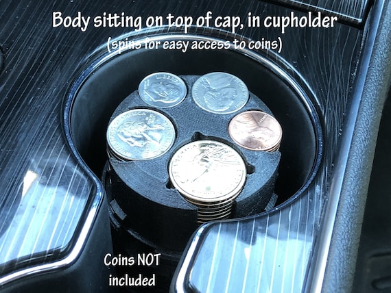 Coin organizer for car cup holder online