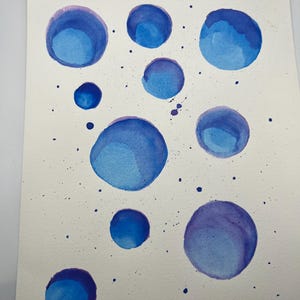 Acquerello: illustrazione originale di bubble pop (prodotto fisico)