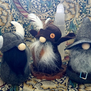 GNOMES!  Gandalf, Radagast, Viking etc. Unique and handmade-to-order.