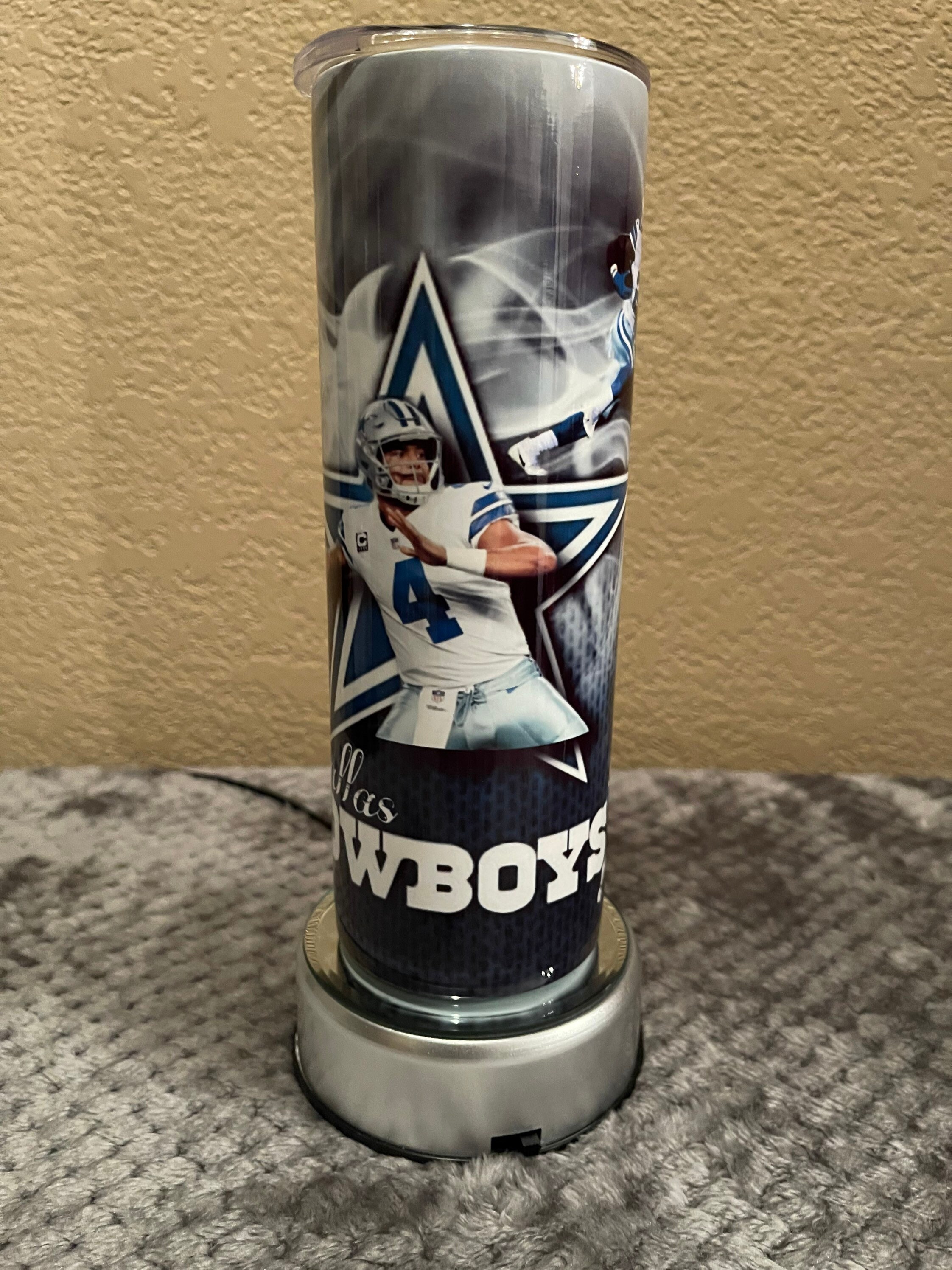 Dallas Cowboys Haters Tumbler 20oz Stainless Steel Skinny Straw Insulated  Cup