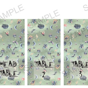 Witch Bunco Table Cards (Digital File)