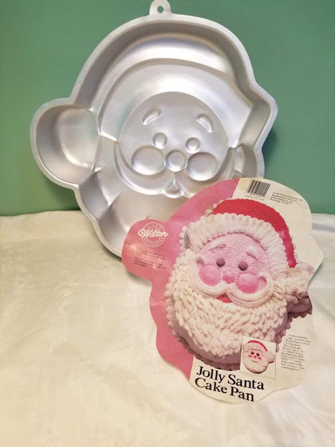 Christmas Cake Pans Holiday Cake Pans Jolly Santa Cake Pan Etsy