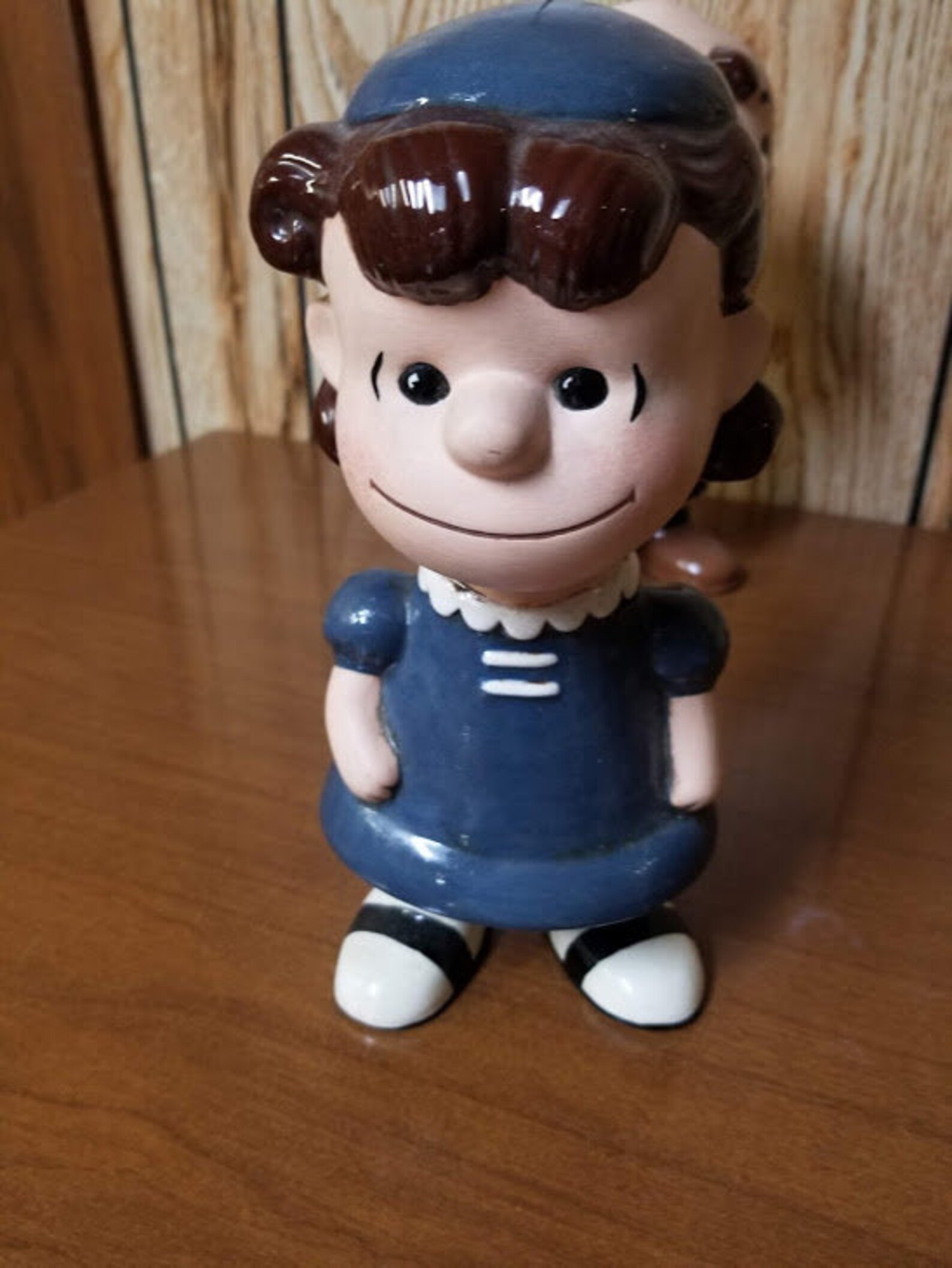 Ceramic Charlie Brown Lucy Figurines Snoopy Figurines Etsy