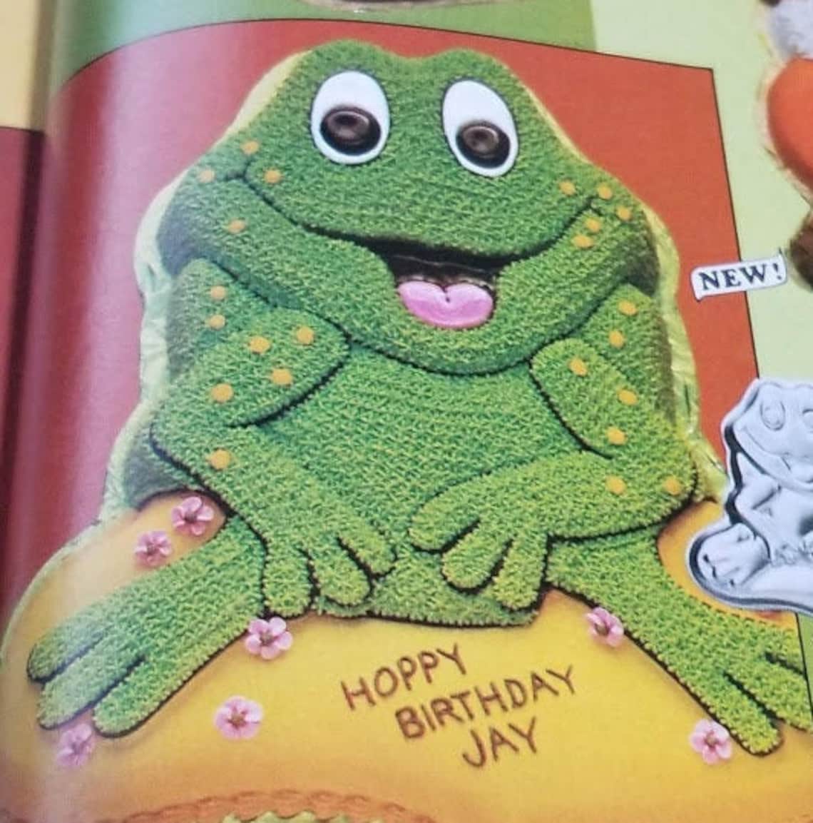 Birthday Cake Pans Frog Cake Pan Toddler Cake Pan Smiling Etsy