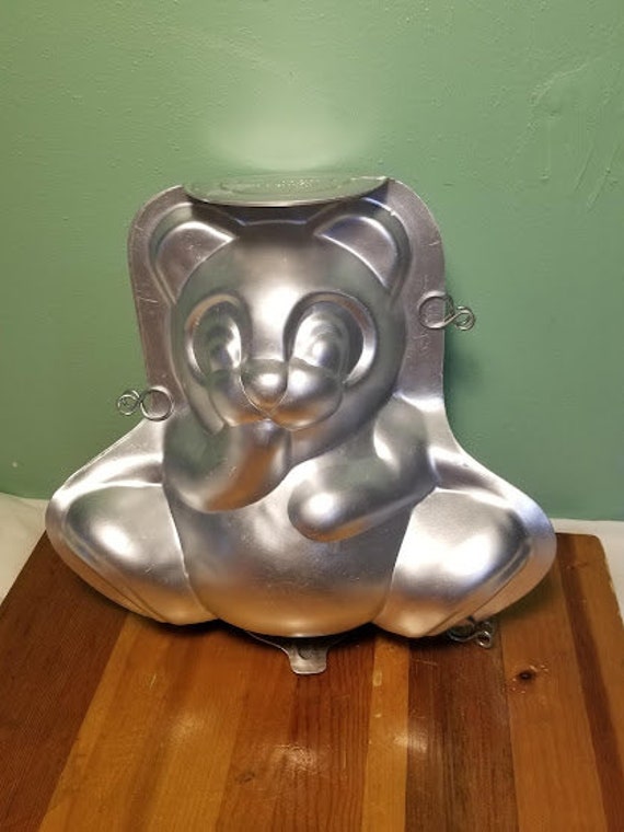 Mini moule à gâteau ours debout, 3D, aluminium - France