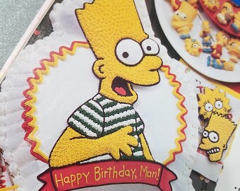 Bart Simpson Cake Etsy Bart Simpson Cake Etsy
