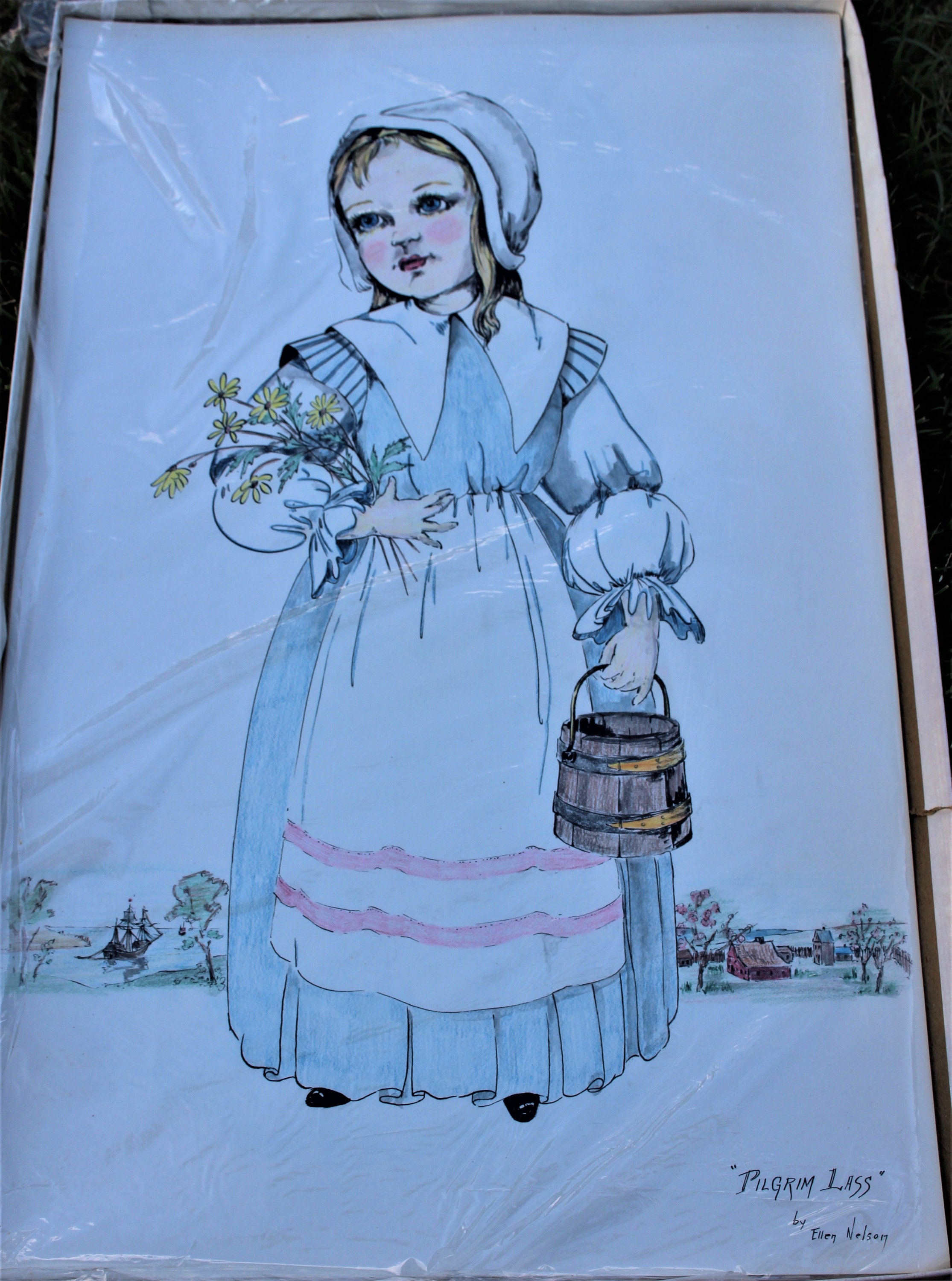 The Heritage Doll Coloring Book Red Farm Studio Ellen Etsy