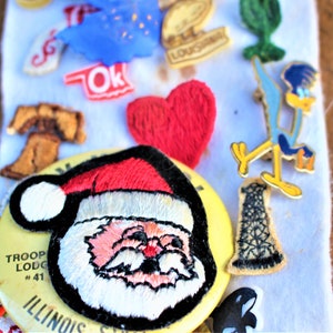 Vintage Lapel Pin Patches Button Collection + Lapel Pin + Vintage Patches + US States + Vintage Americana + Fraternal Order of Police + 1980