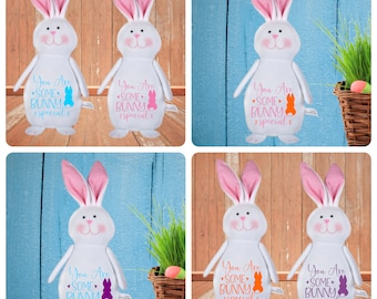 You Are Some Bunny Special Plush Easter Bunny | Easter Basket Bunny | Kids Easter Basket Stuffer | Plush Easter Rabbit | Can Be Personalized