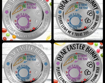 Carrots for the Easter Bunny Charger Plate | Easter Bunny Plate | Kids Easter Plate | Easter Charger Plate | Easter Traditions