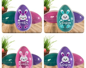 Personalized Jumbo Easter Eggs | Easter Bunny Gift | Easter Basket Stufffers | Easter Basket | Easter Personalized Gift | Custom Easter Gift