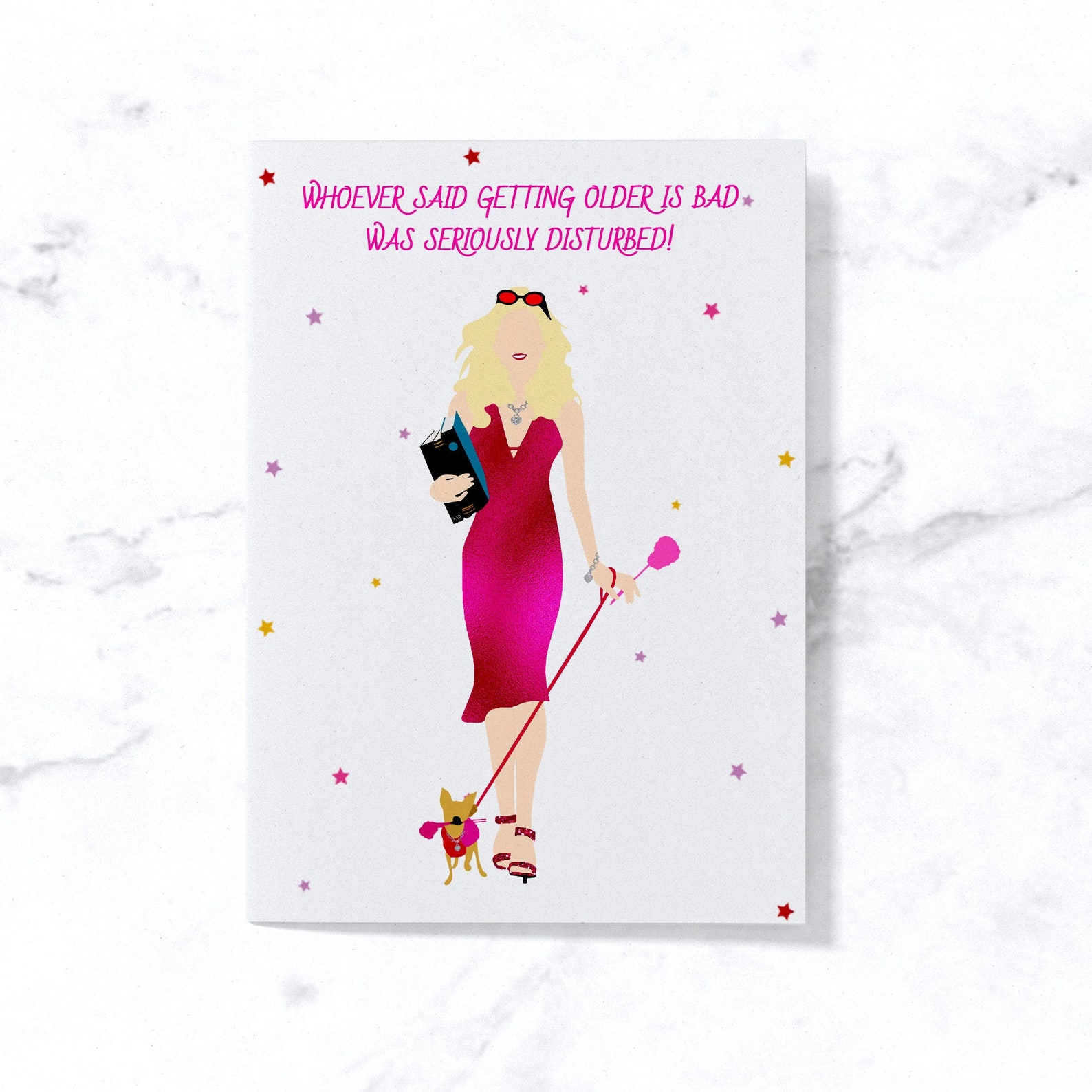 Legally Blonde Birthday Card Elle Woods Birthday Card Card Etsy