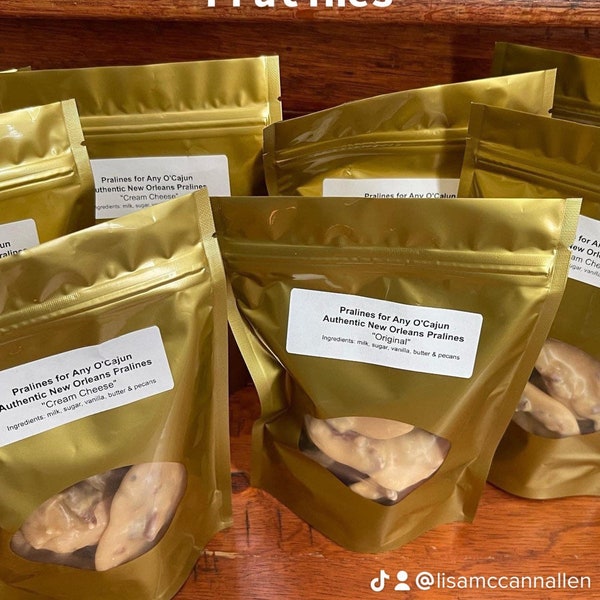 3 Pouches of Pralines .... Keep 1 & Share the others.. (only available in 3 packs of the same flavor)