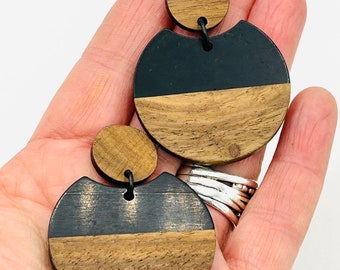 Wooden earrings