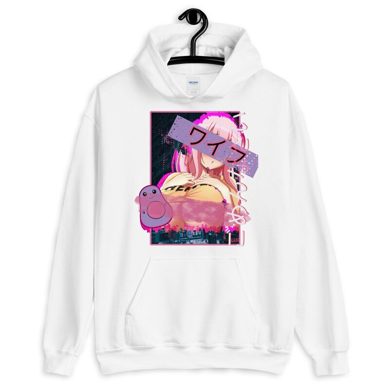 anime vaporwave hoodie