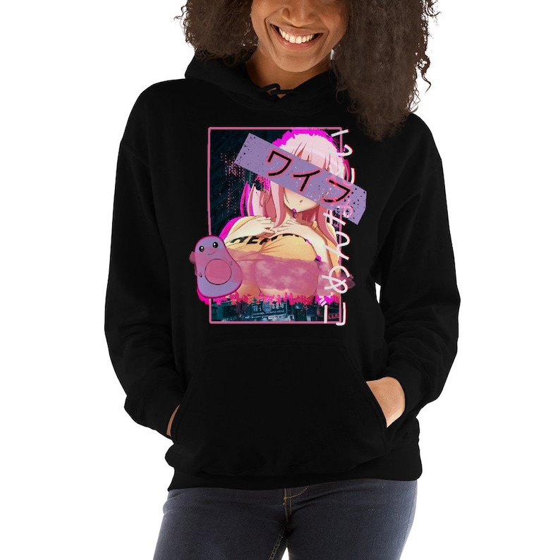 anime vaporwave hoodie