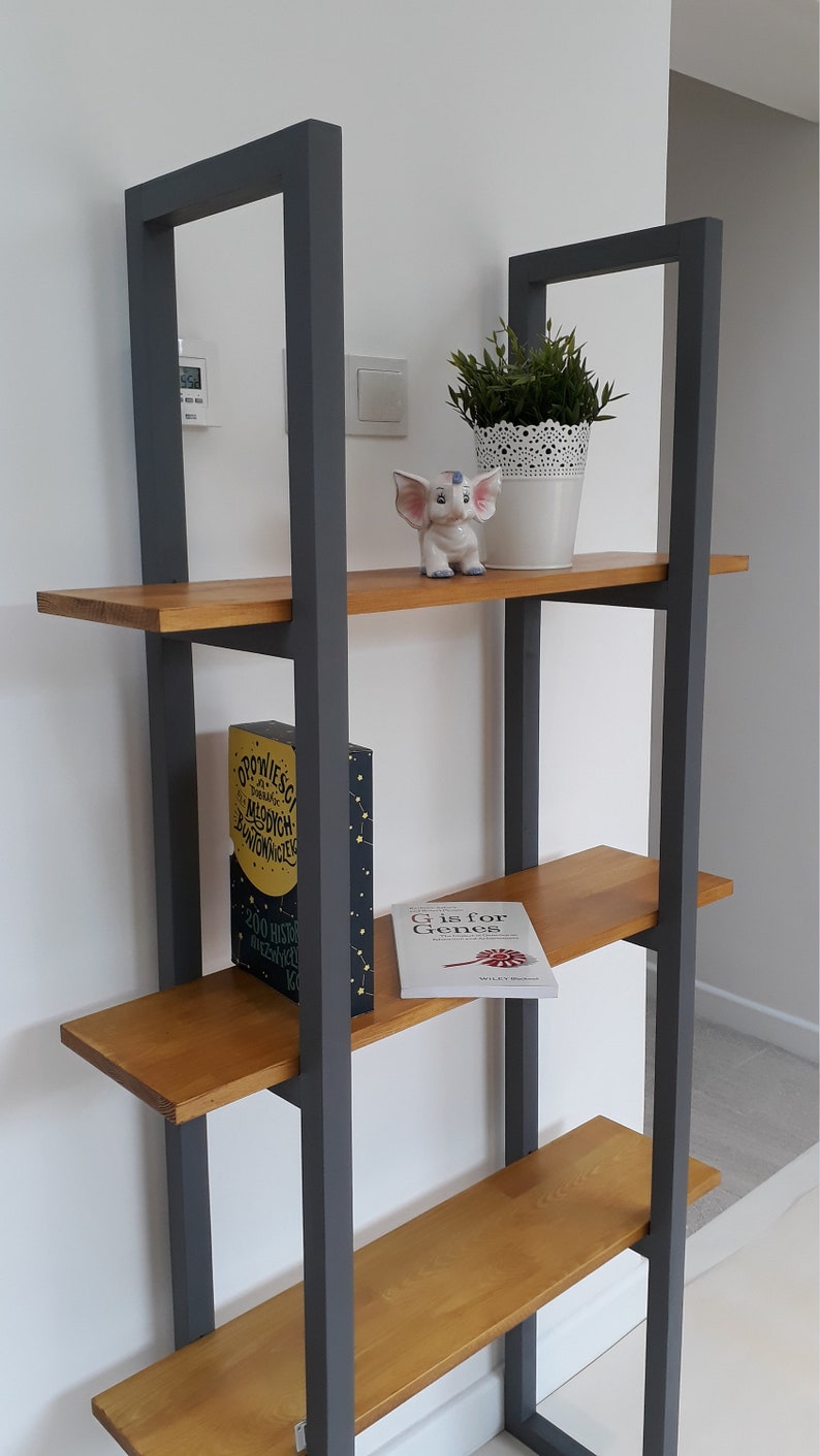 Handmade Ladder Shelf / Bookcase Shelving Unit Etsy UK