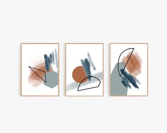 Abstract Wall Decor Digital Download/ Home Prints / Home Office Prints / Digital Download Prints