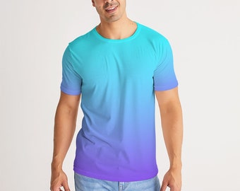 blue purple t shirt
