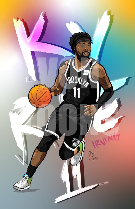 Kyrie Irving Brooklyn Nets Illustration Digital Download - Etsy Hong Kong Kyrie Irving Brooklyn Nets Illustration Digital Download - Etsy Hong Kong