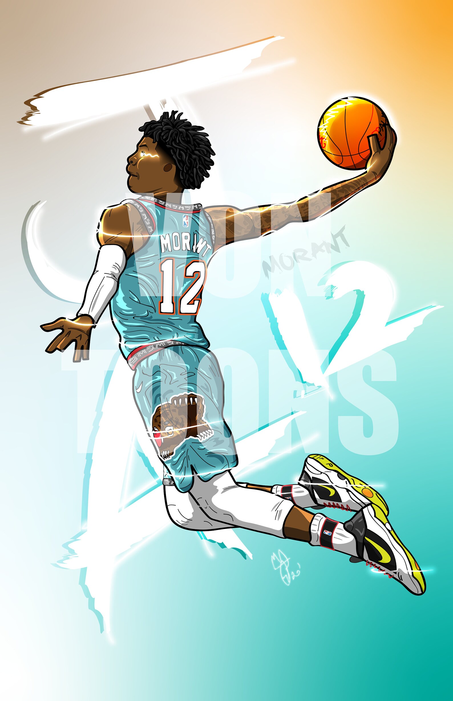 Ja Morant Coloring Page - Ideas of Europedias