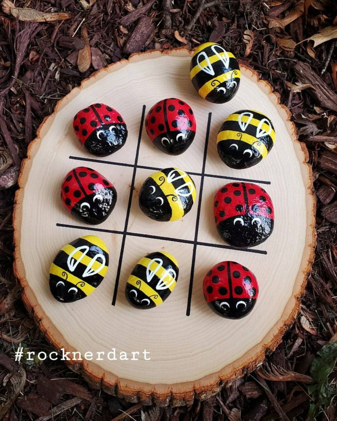 Ladybug &amp; Bumblebee Tic Tac Toe - Etsy