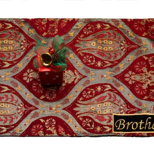 Personalized Placemat, Christmas Gift Idea, Christmas Placemat, Boho Decor, Home Decor,Table Decor, Custom Placemat, Stocking Stuffer