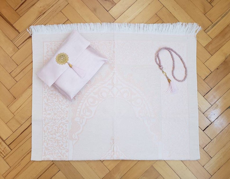 Personalized Islamic Wedding Gift Luxury Prayer Mat Set Etsy