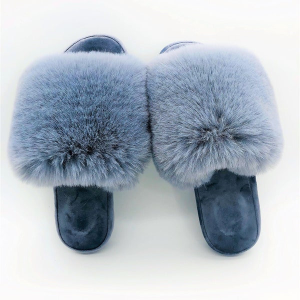 Fuzzy Slippers Etsy
