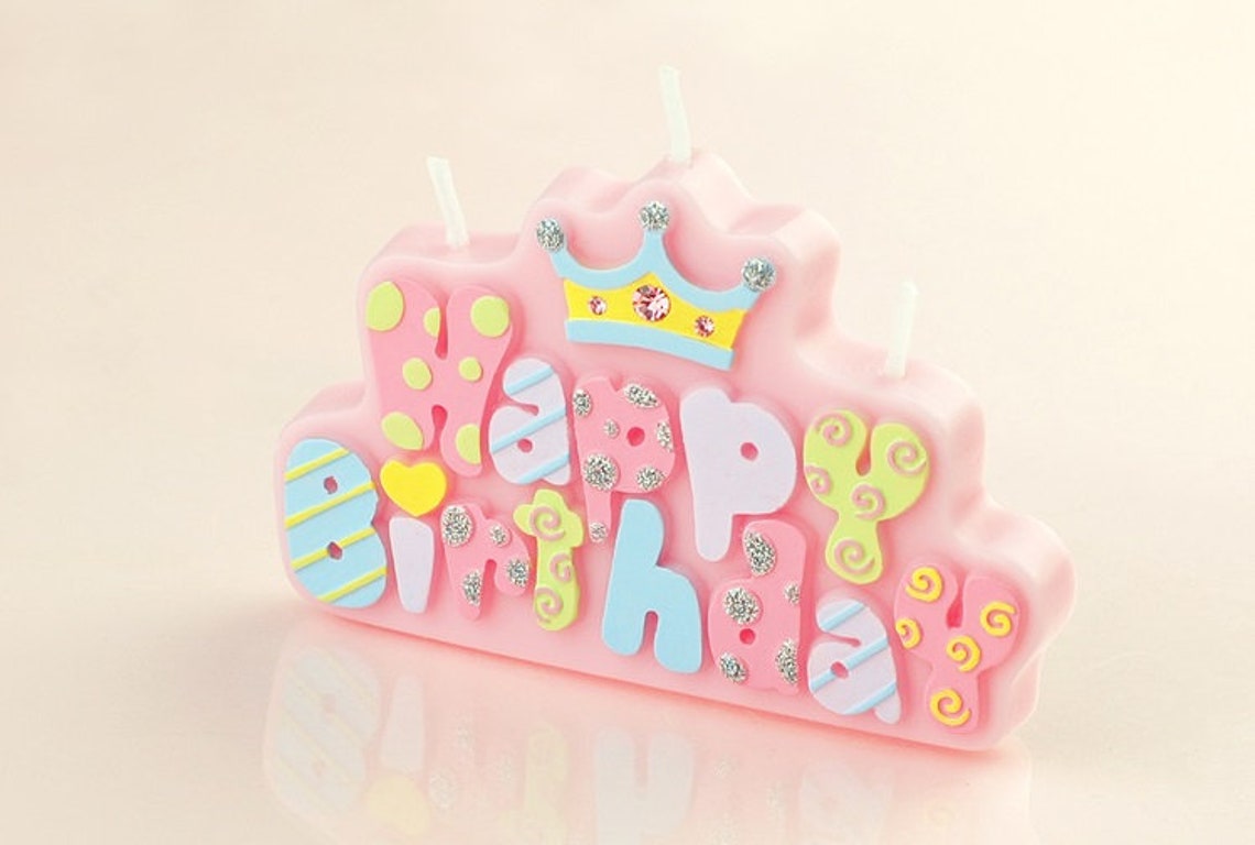 Birthday Candles Cake Toppers Birthday Cake Candle Etsy