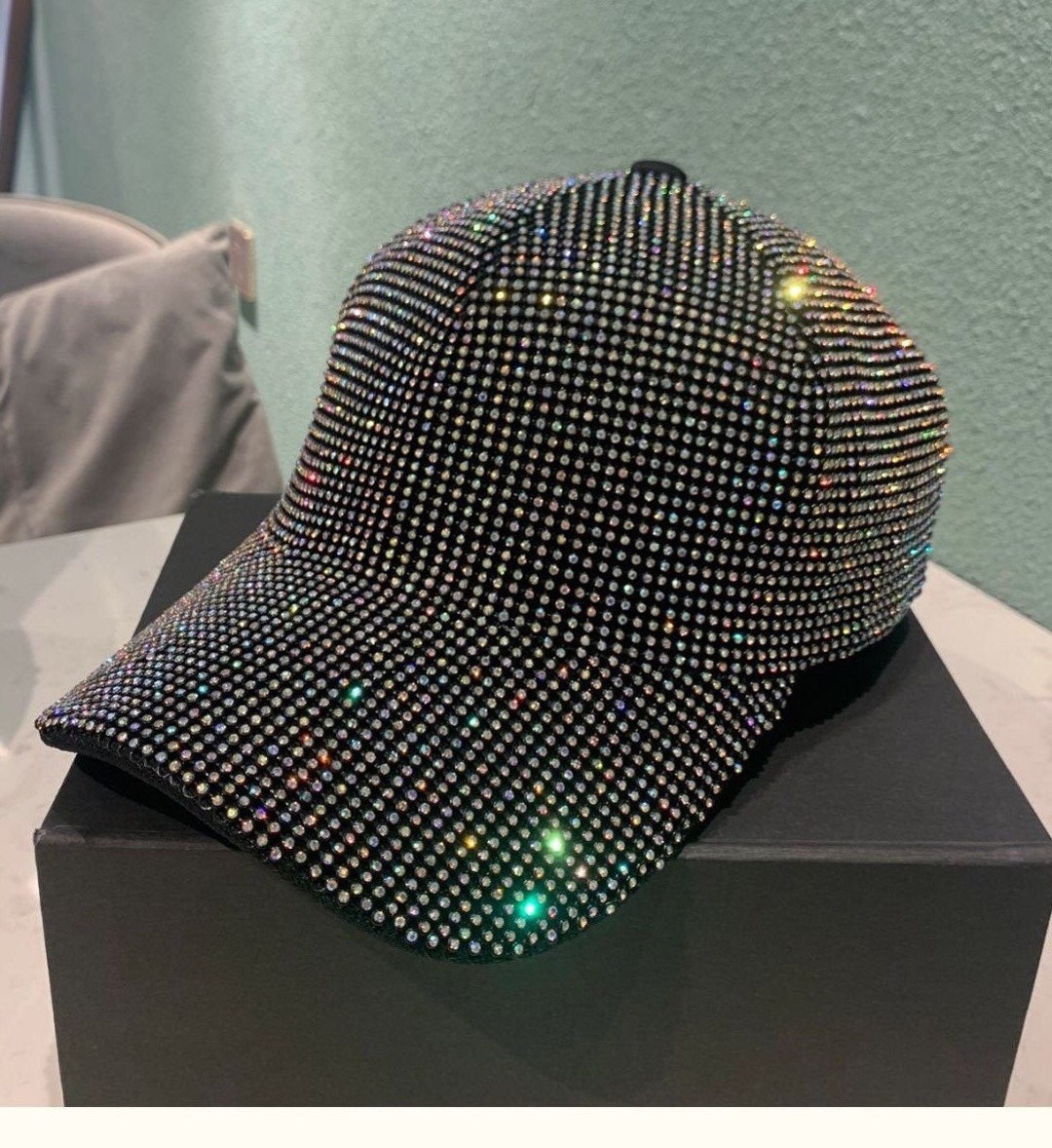 Full Rhinestone Baseball Hats/bling Baseball Caps / Fashion Casual