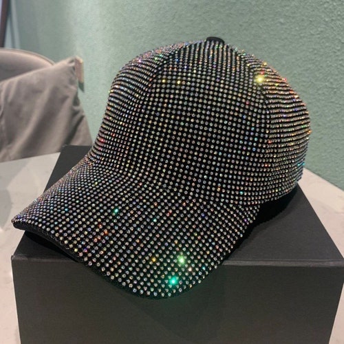 Full Rhinestone Baseball Hats/bling Baseball Caps / Fashion Etsy