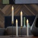 Flameless Taper Candles , Moving Wick ,Dinner Table Centerpieces, Party Deco 