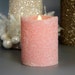 Pink Salt Flameless candle , Flickering candles,Led flameless candles 