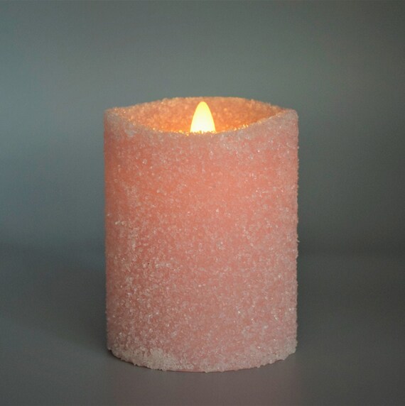 Pink sale led candle