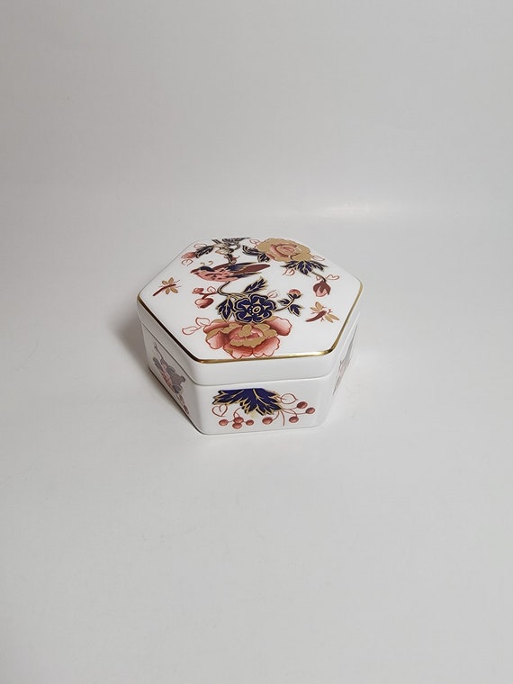 Coalport Bone China England porcelain trinket box