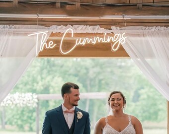 Personalisierte Leuchtreklame für Hochzeitsfeier - Light Up Your Love