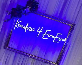 Neon-Zeichen, benutzerdefinierte Neon Zeichen, Neon Licht Zeichen. Neon Zeichen Hochzeit und Home Decor, Hochzeit Zeichen, Led Neon Licht