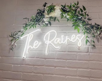 Benutzerdefinierte Neon Hochzeitsschild - Beleuchten Sie Ihren besonderen Tag