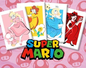 Super Mario Princess Magnets